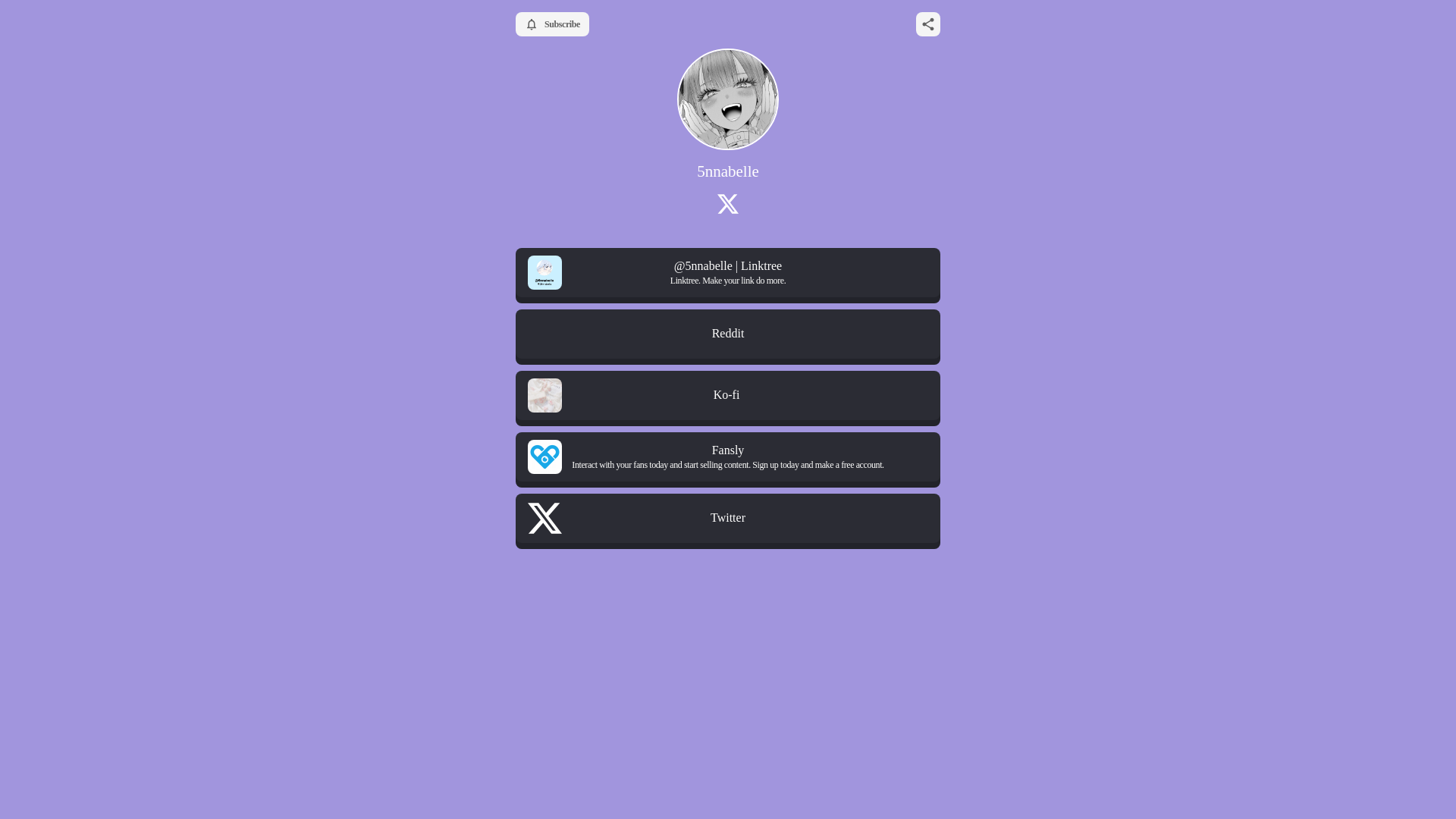 website screenshot of https://5nnabelle.com/