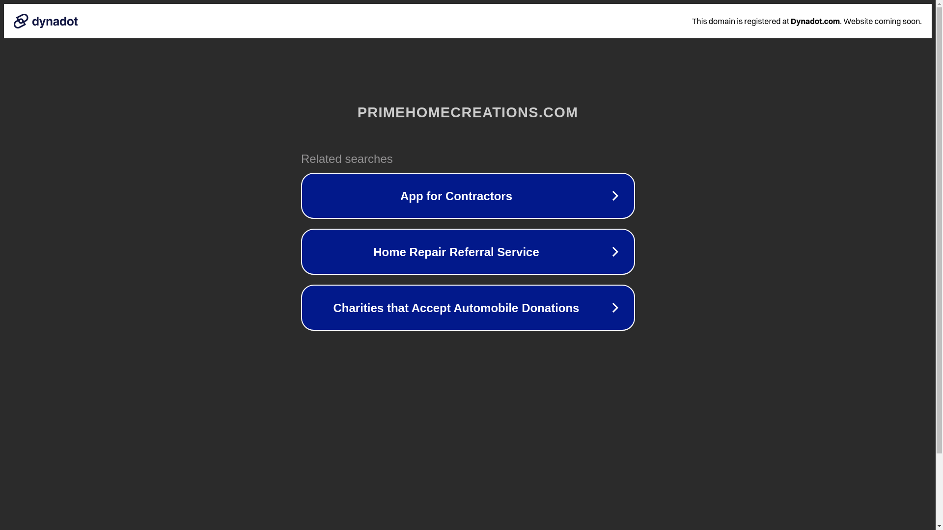 website screenshot of https://primehomecreations.com/