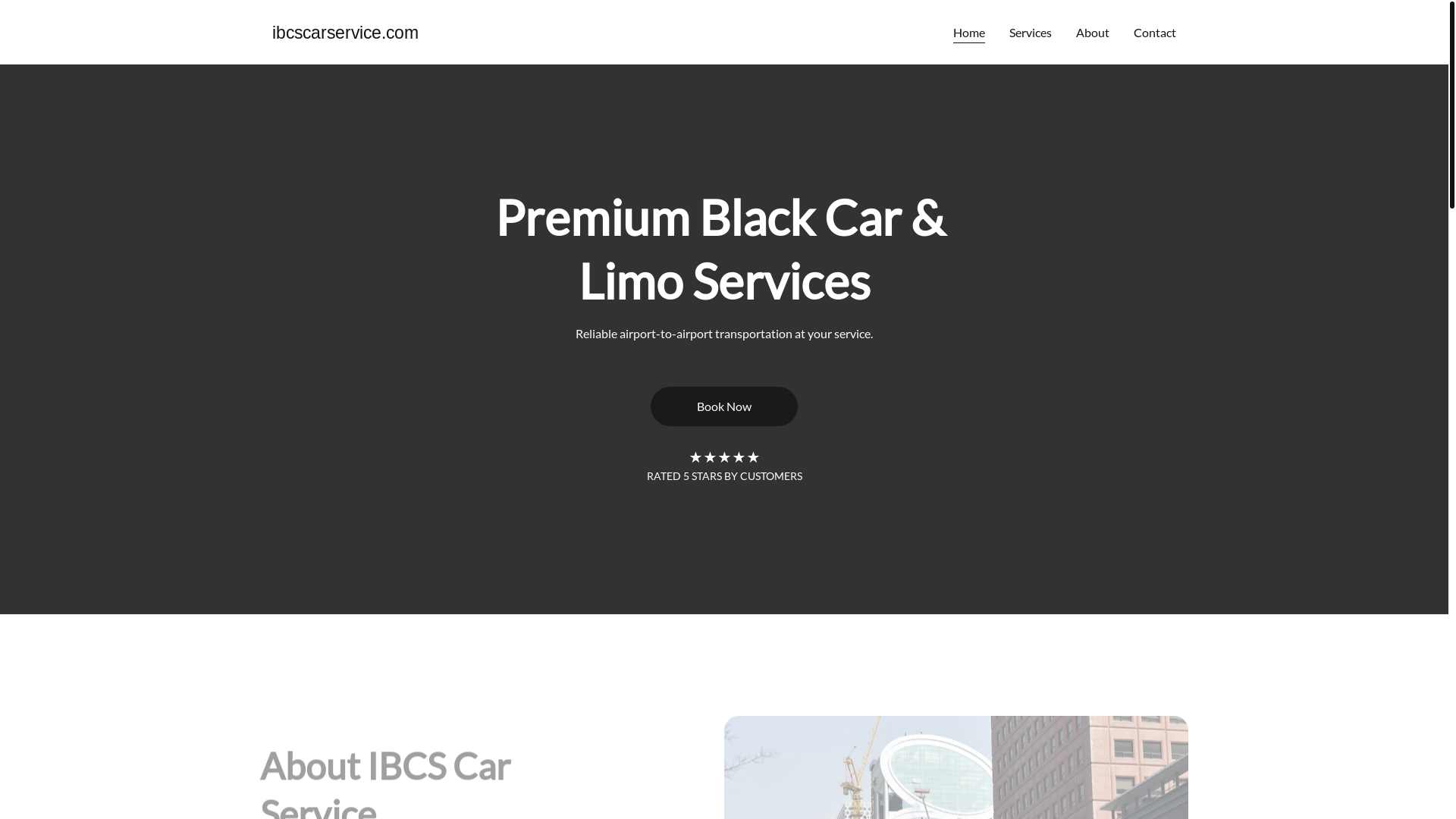 website screenshot of https://ibcscarservice.com/