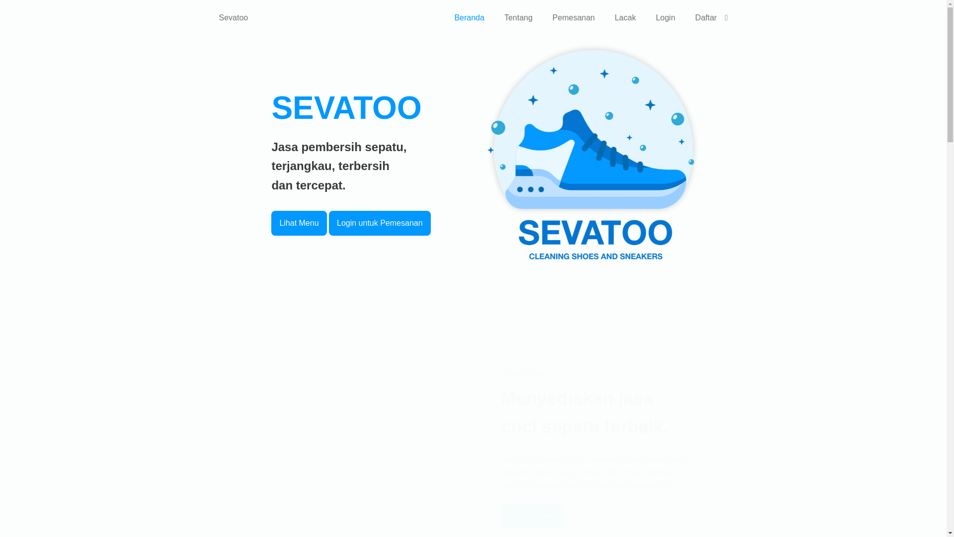 website screenshot of https://sevatoo.store/