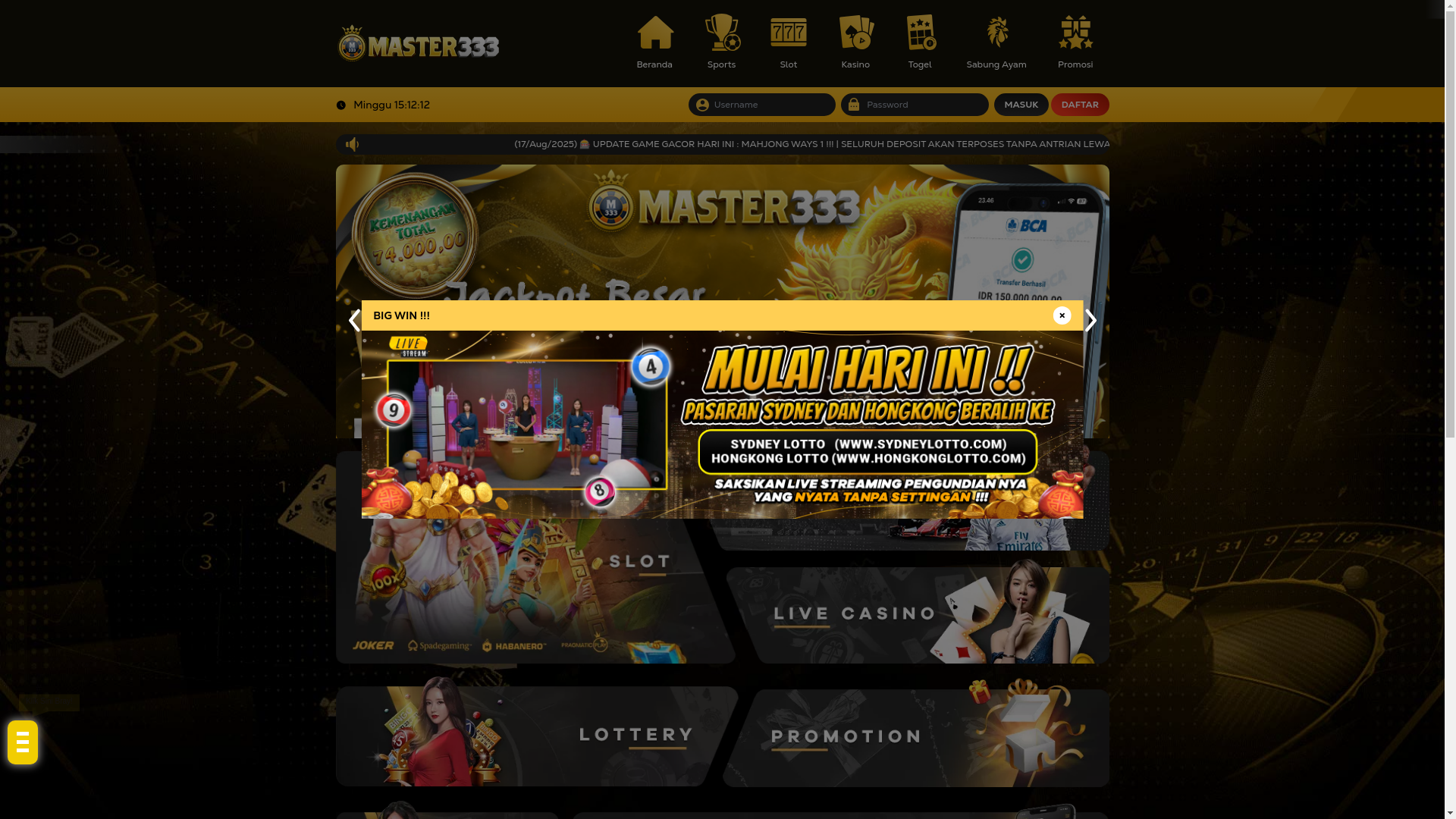 website screenshot of https://hallo-master333.store/