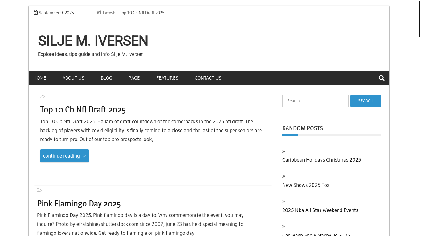website screenshot of https://siljeiversenm.pages.dev/