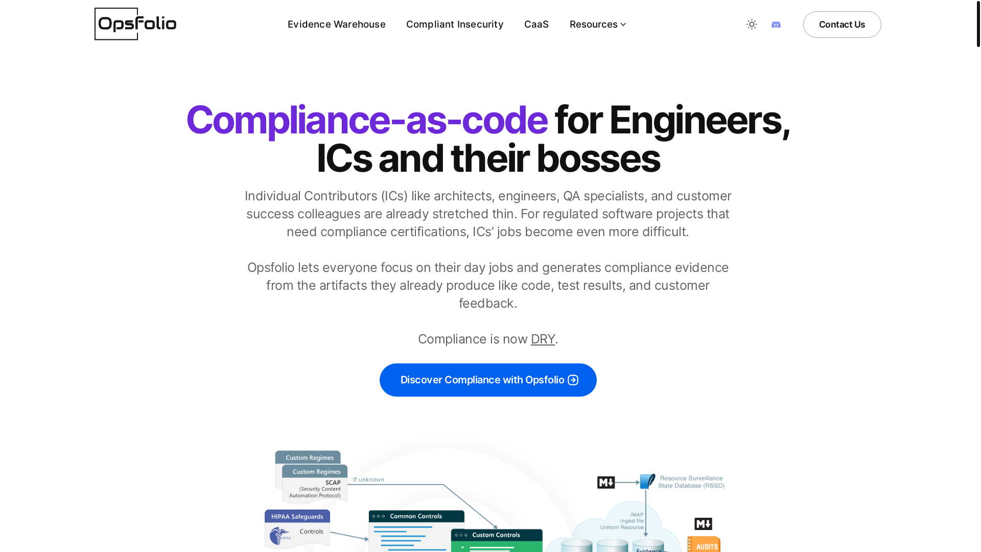 website screenshot of https://opsfolioconnect.com/
