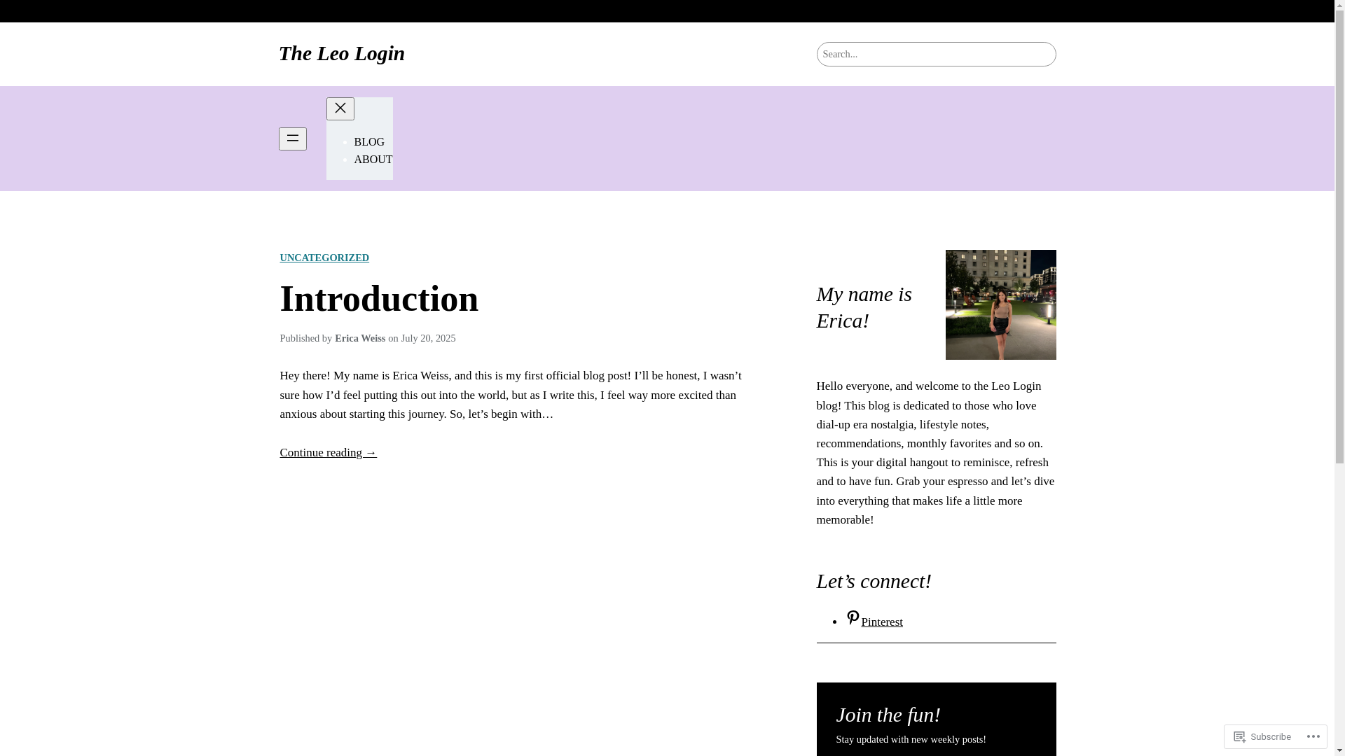 website screenshot of https://theleologinblog.com/