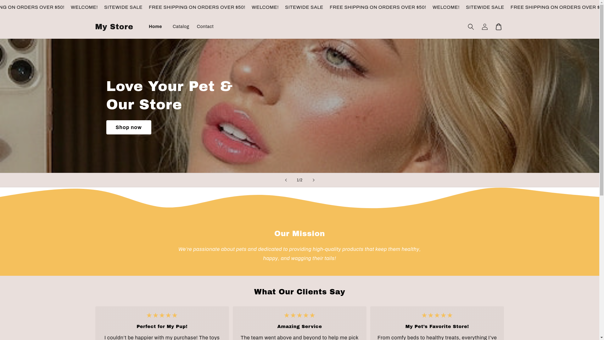 website screenshot of https://freckla.store/