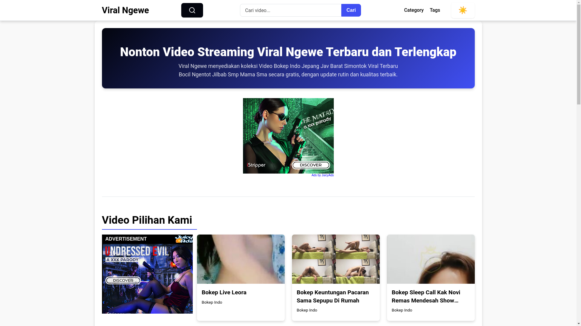 website screenshot of https://viralngewe.pages.dev/