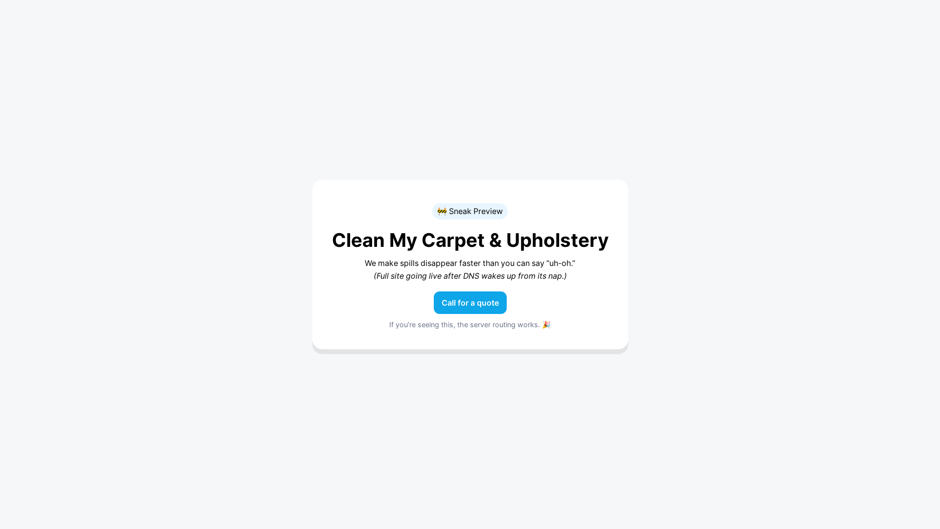 website screenshot of https://cleanmycarpetandupholstery.ie/