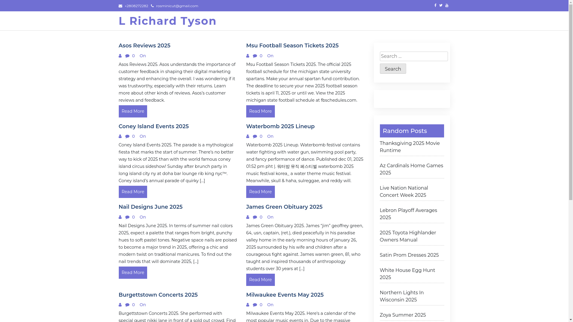 website screenshot of https://lrichardtyson.pages.dev/