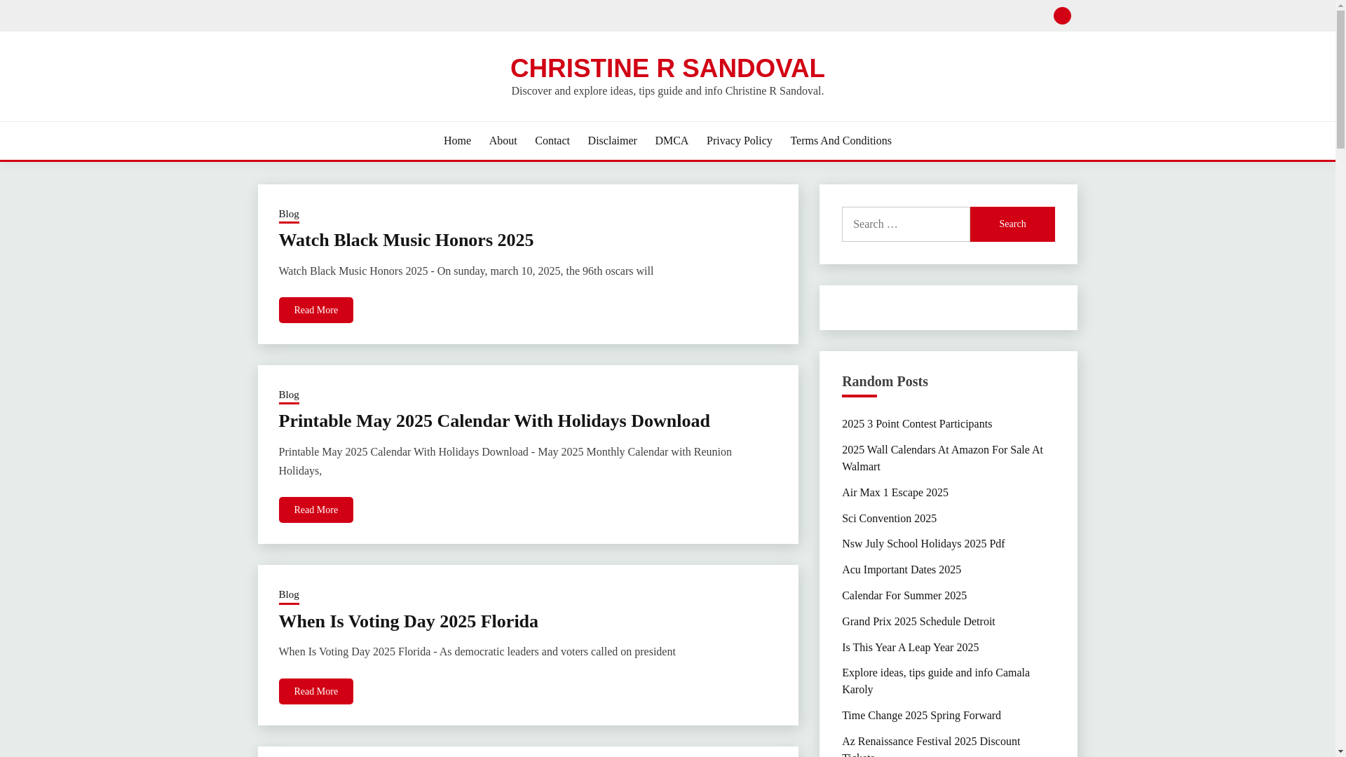 website screenshot of https://christinersandovall.pages.dev/