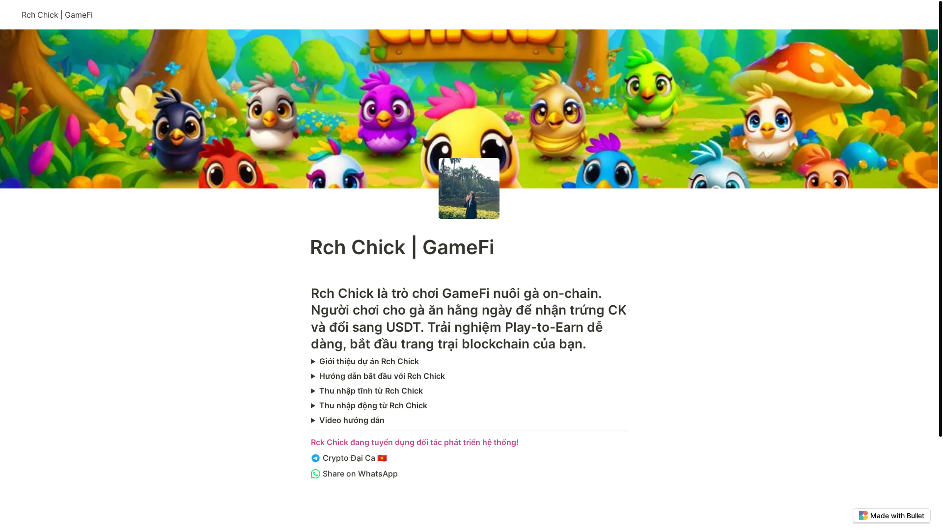 website screenshot of https://rchchick-bullet.pages.dev/
