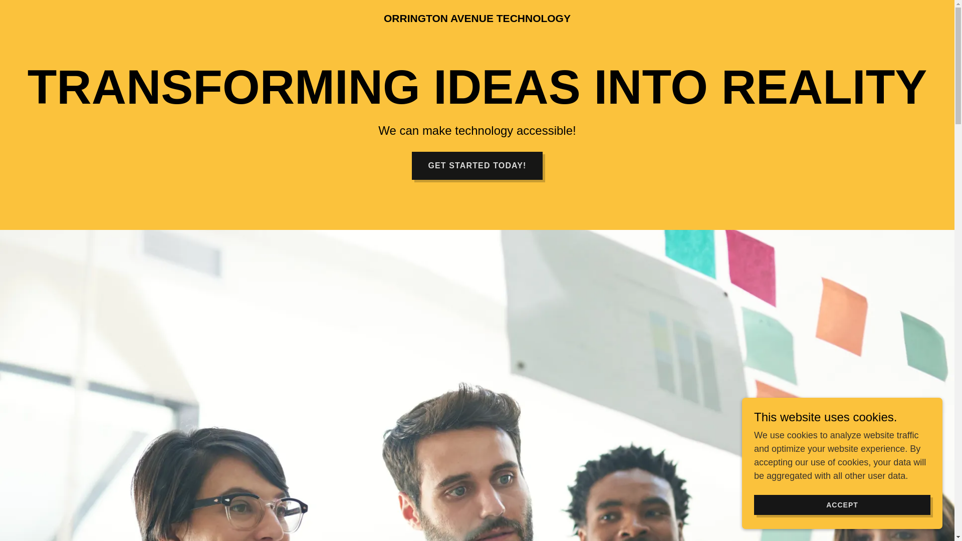 website screenshot of https://orrington-avenue.com/