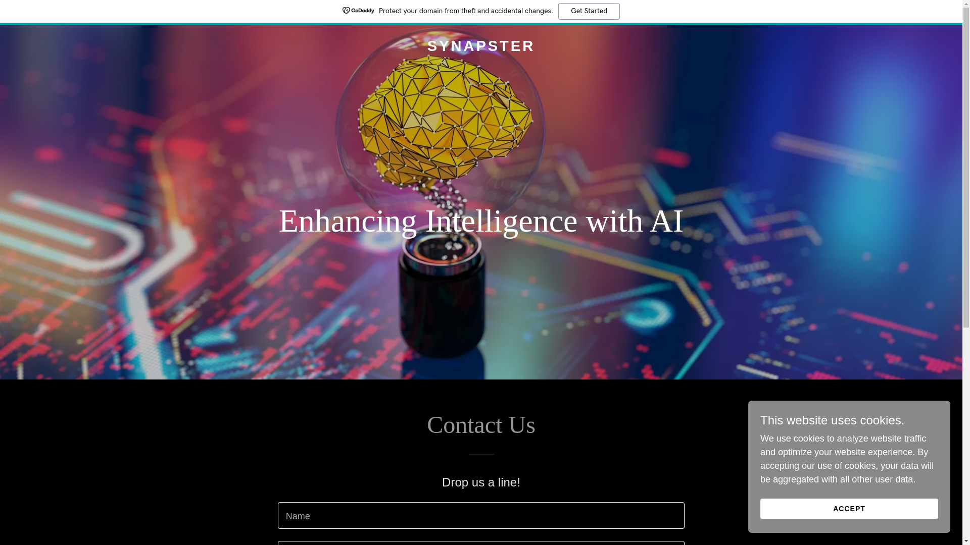 website screenshot of https://synapster.ai/