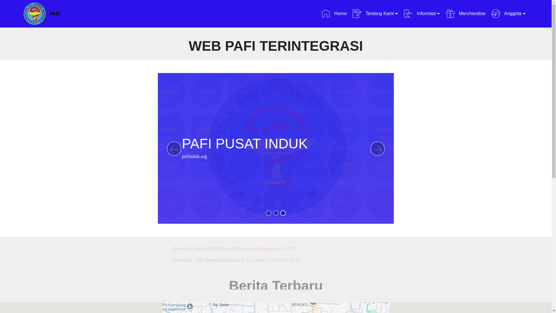 website screenshot of https://pafi-jakartaselatan-org.pages.dev/