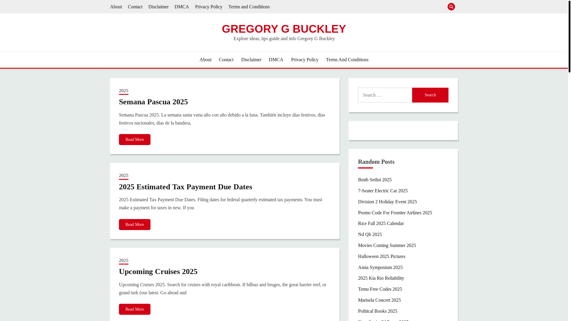 website screenshot of https://gregorygbuckleya.pages.dev/