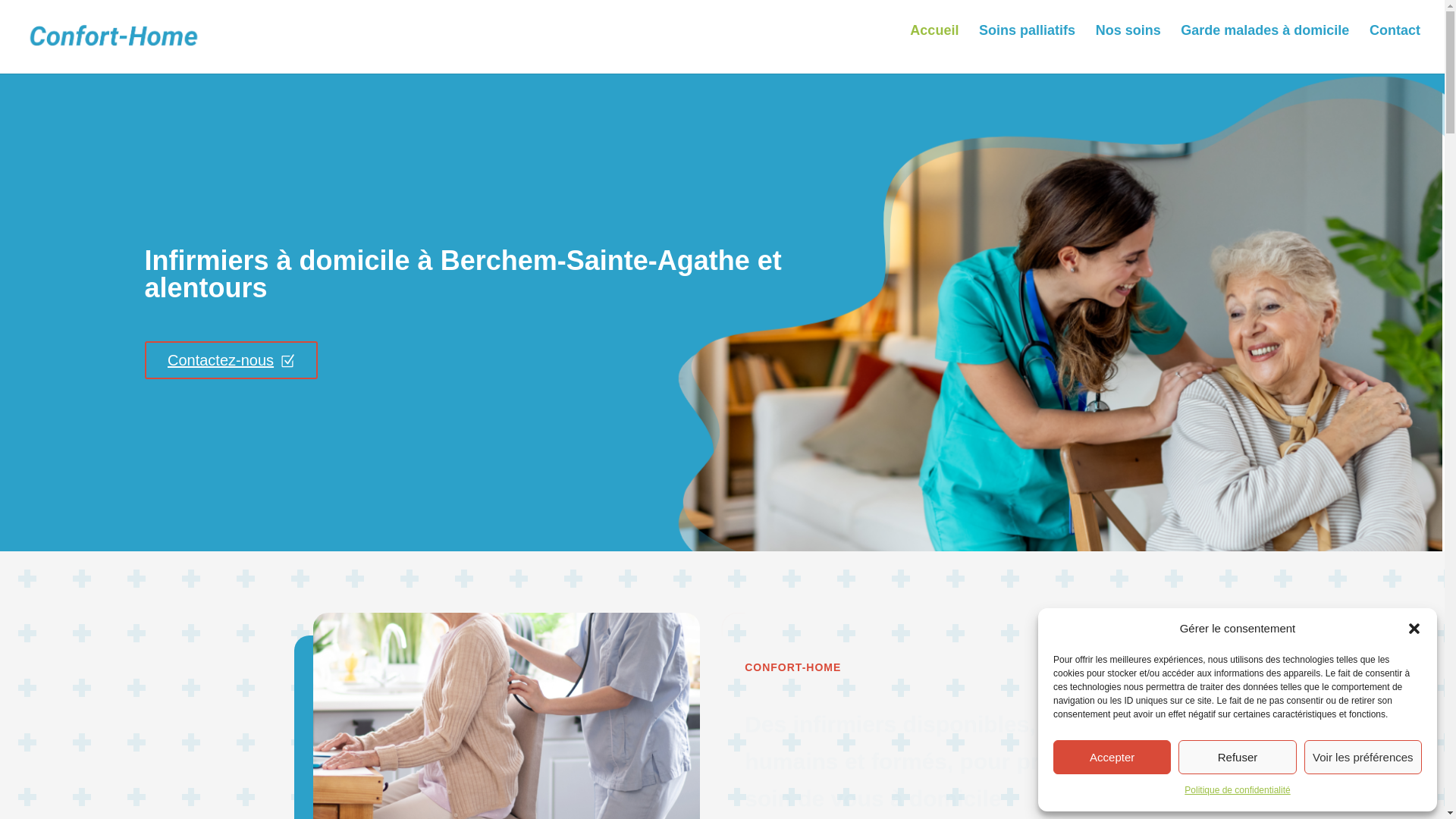 website screenshot of https://infirmieres-bruxelles.be/
