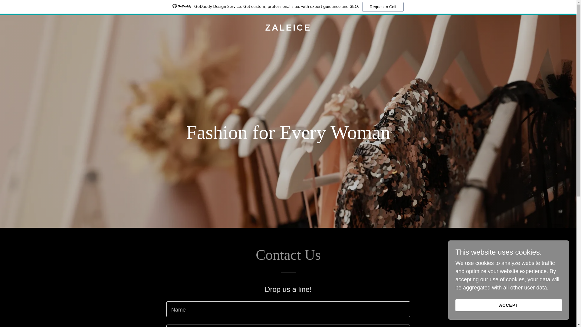 website screenshot of https://zaleice.com/