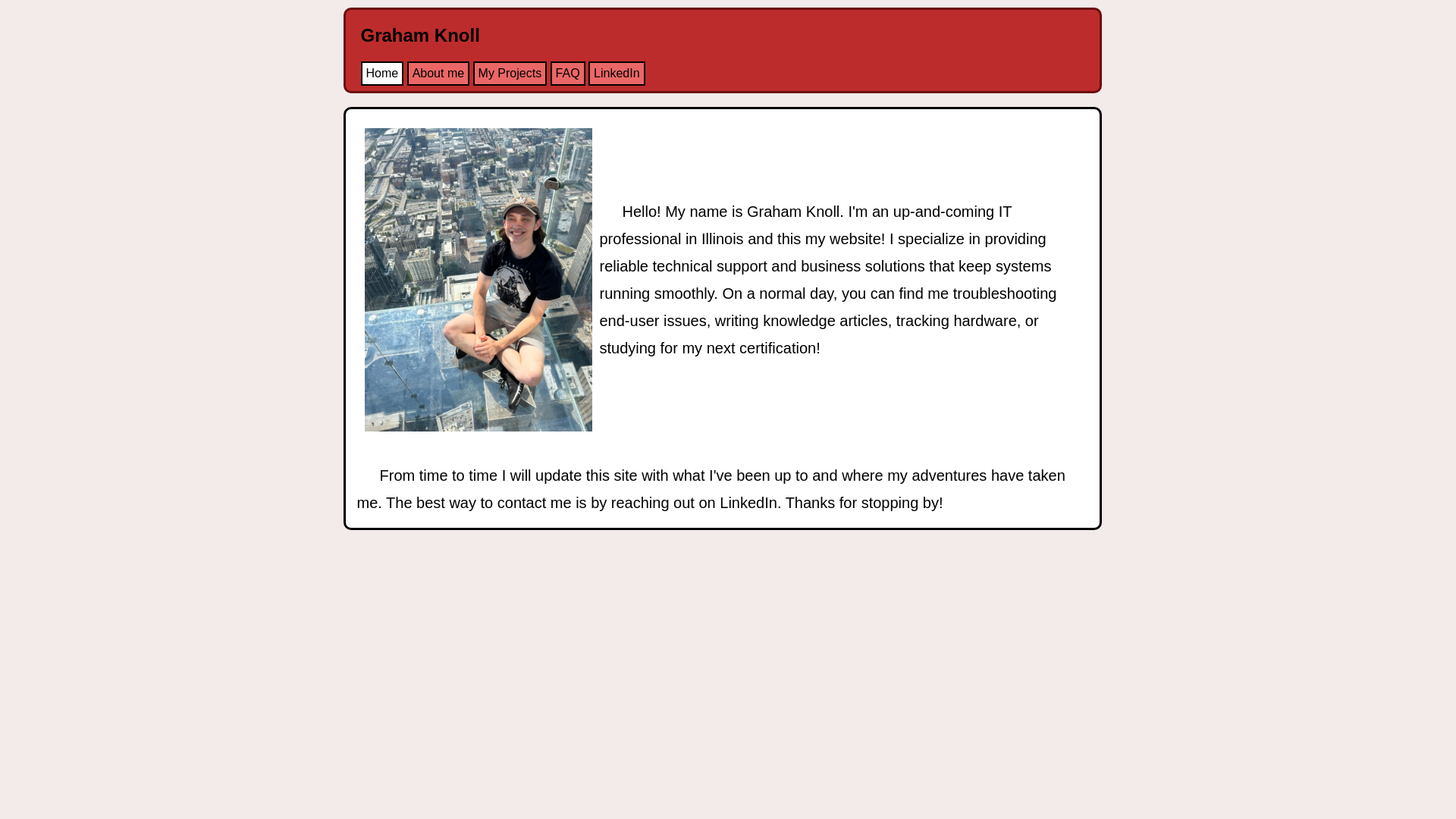 website screenshot of https://grahamknoll.pages.dev/