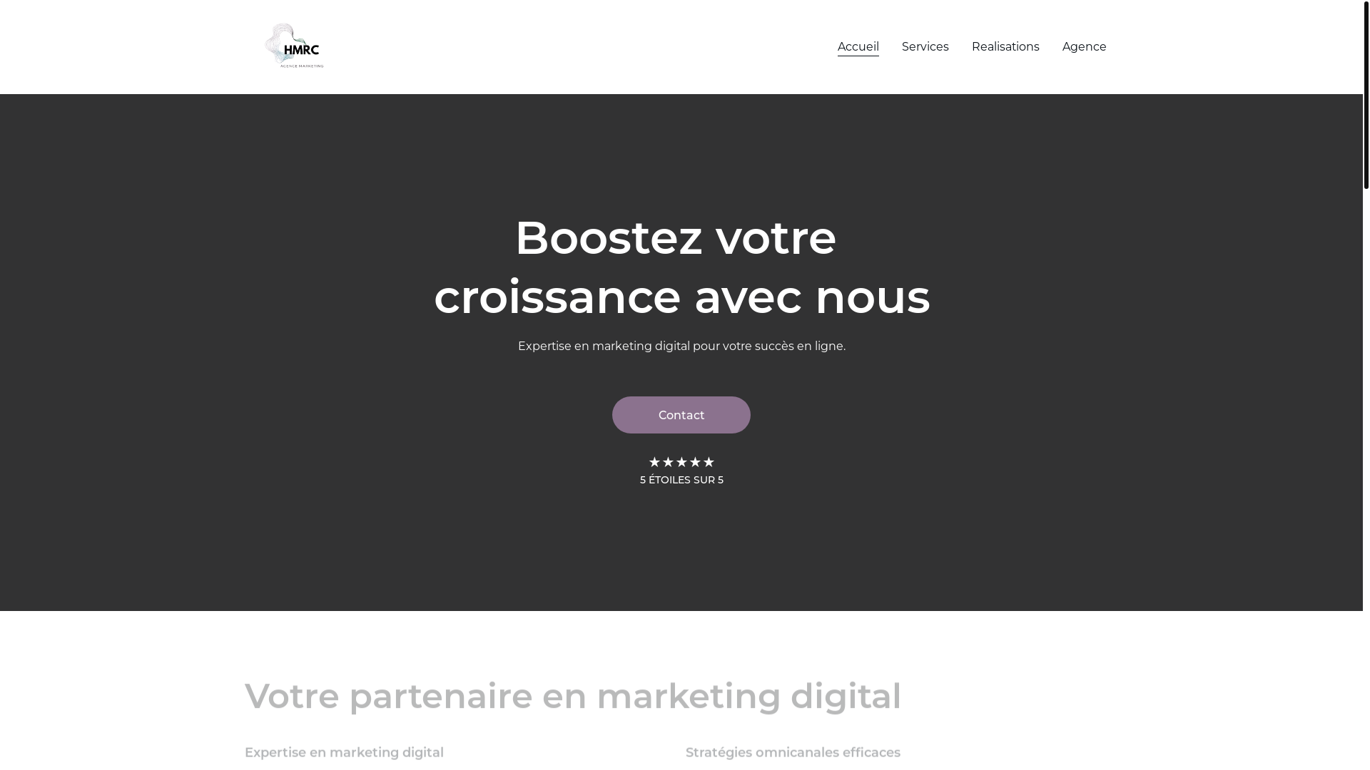 website screenshot of https://hmrc.fr/