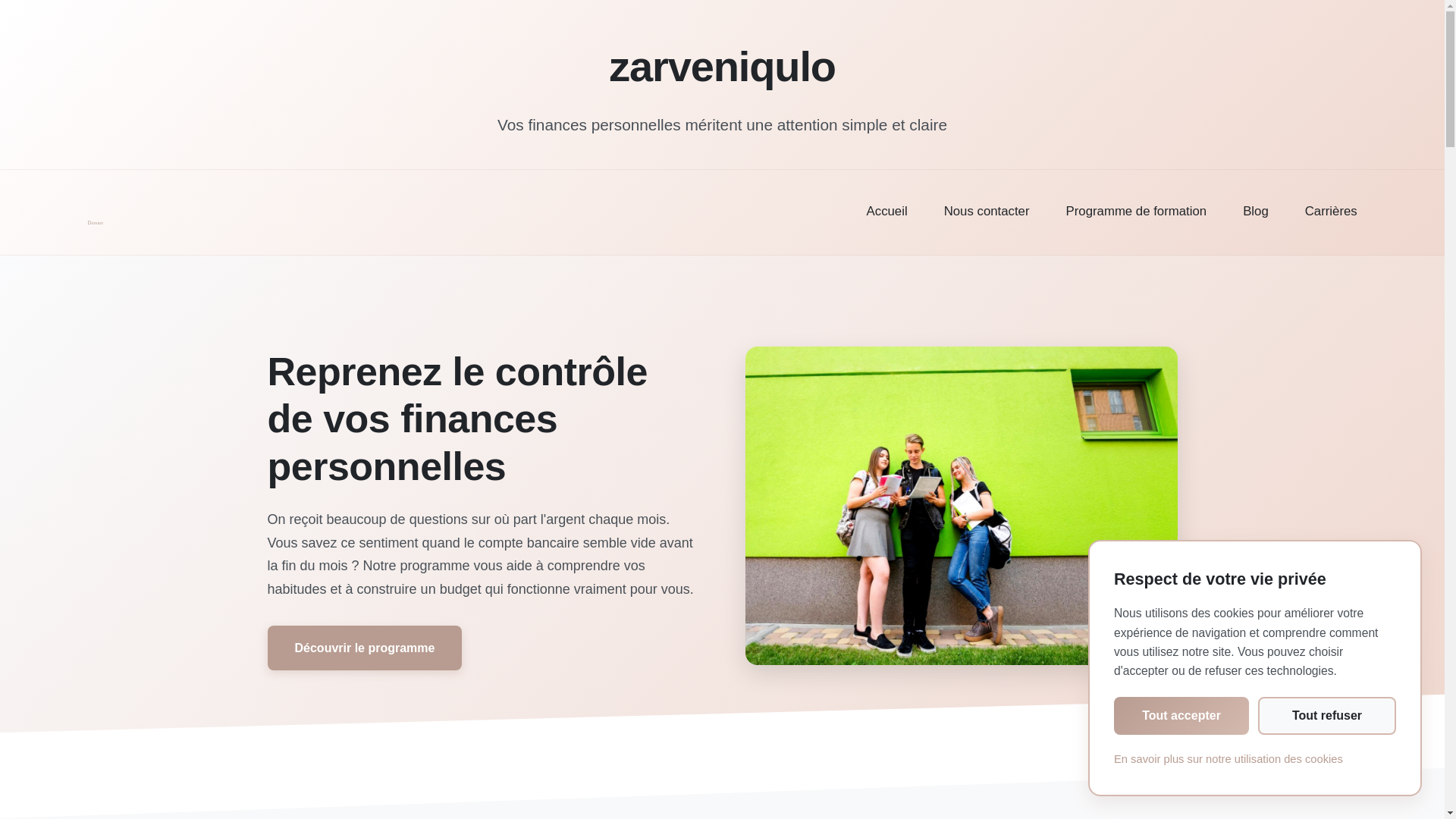 website screenshot of https://zarveniqulo.com/