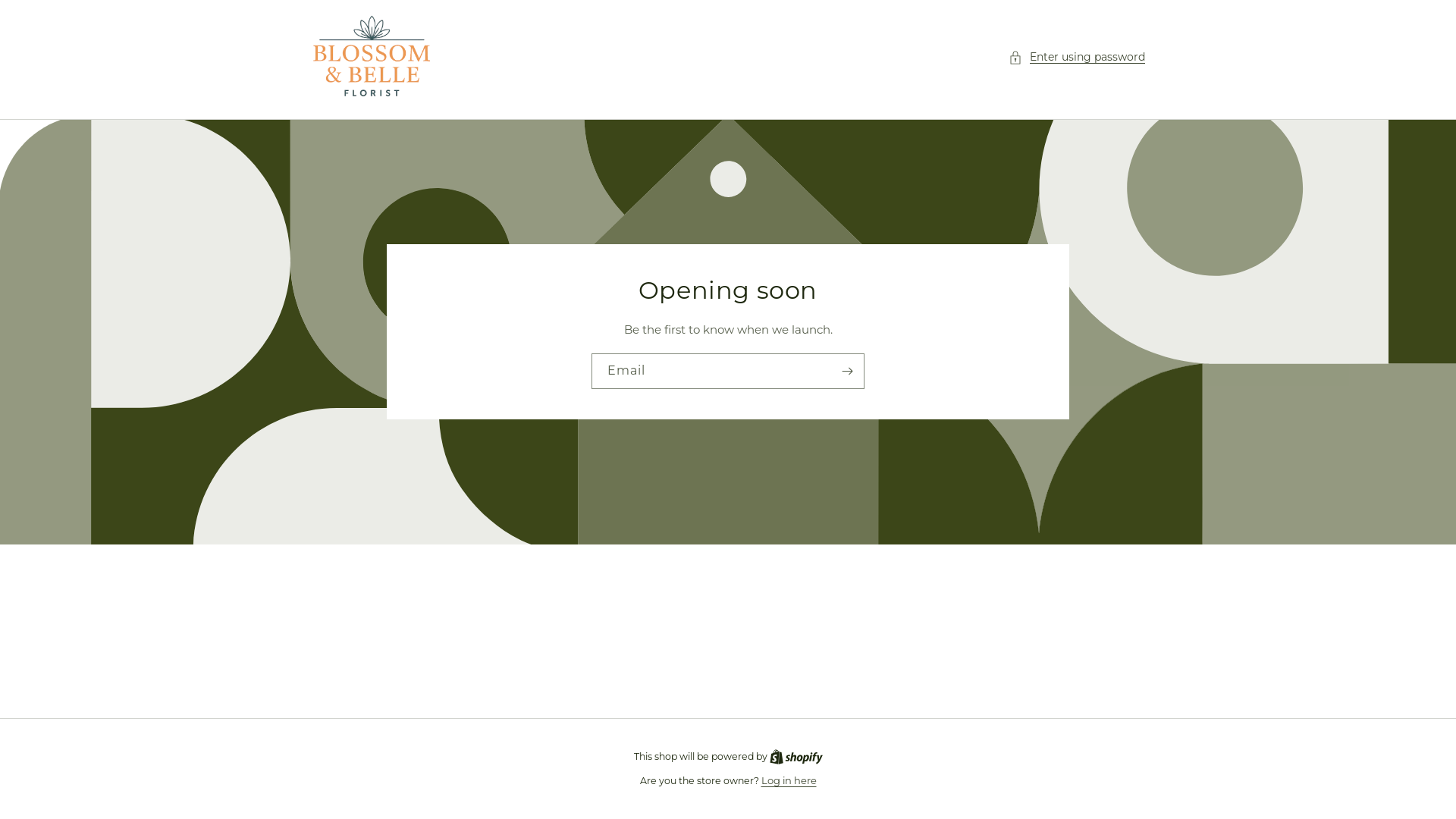website screenshot of https://blossombelleflorist.com/