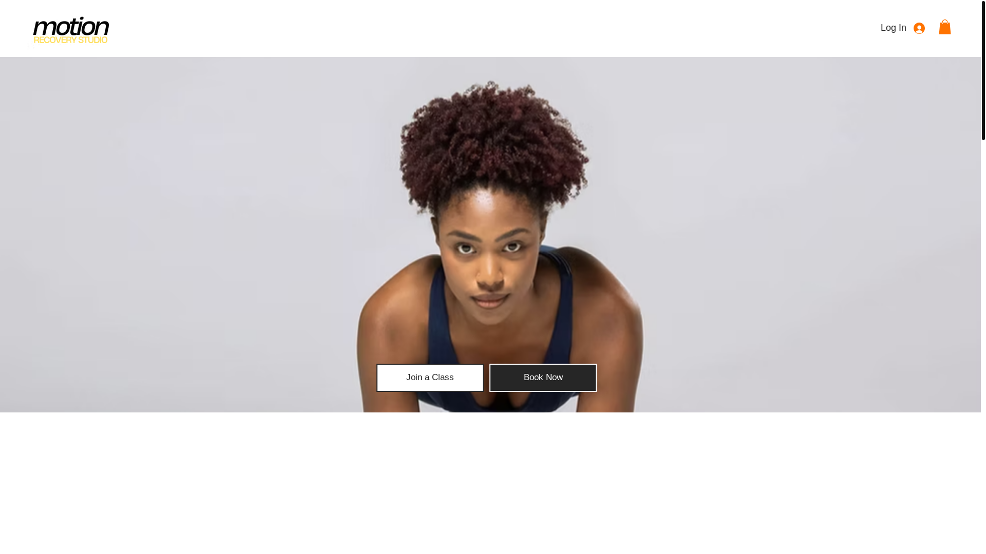 website screenshot of https://motionrecoverystudio.com/