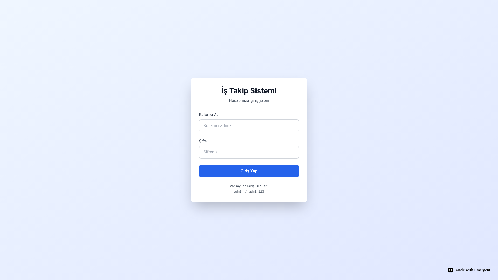 website screenshot of https://energyistakip.online/