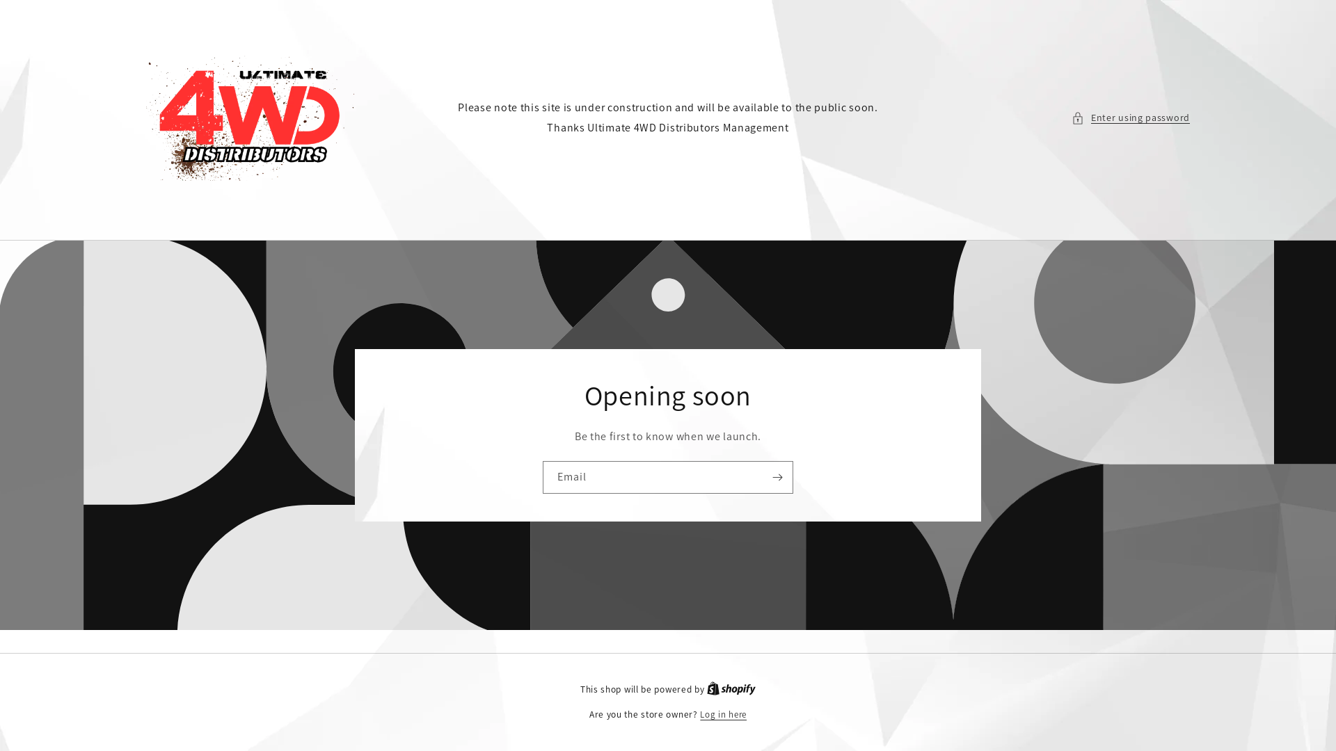 website screenshot of https://ultimate4wd.co.za/