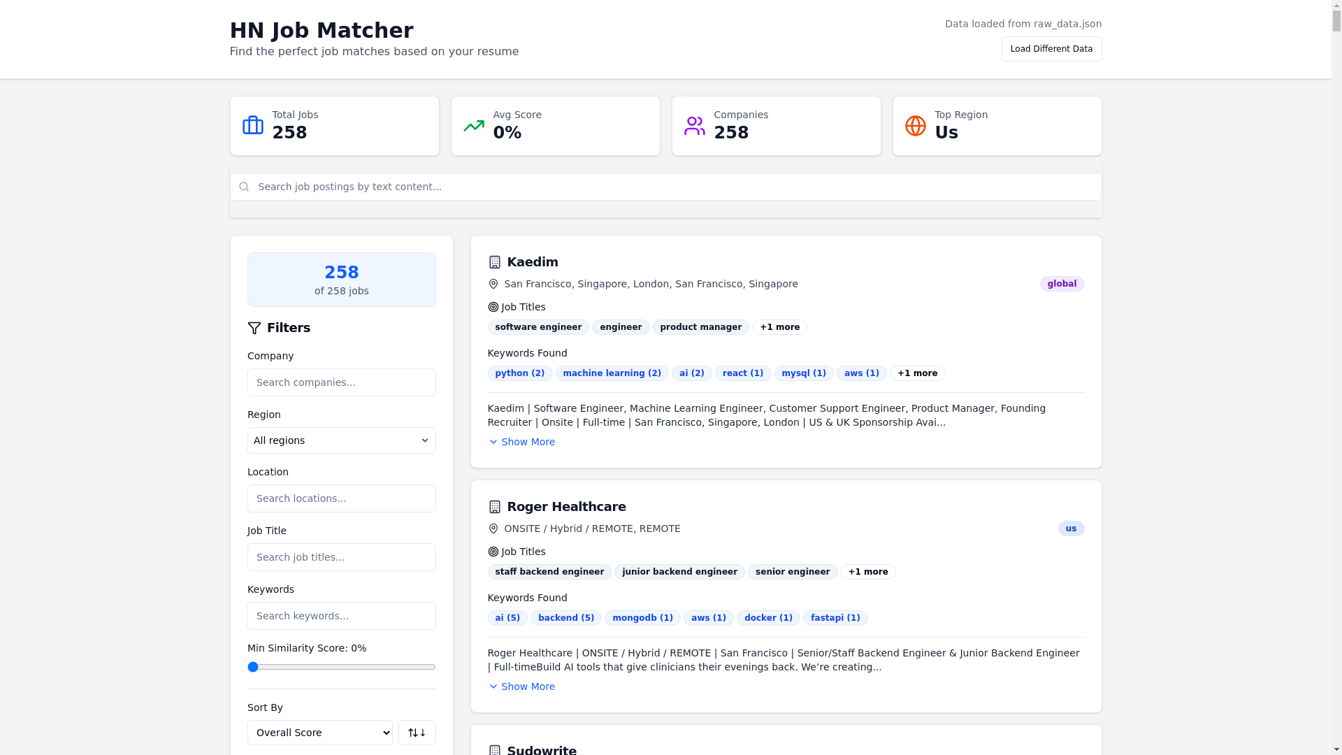 website screenshot of https://hnjobs.pages.dev/