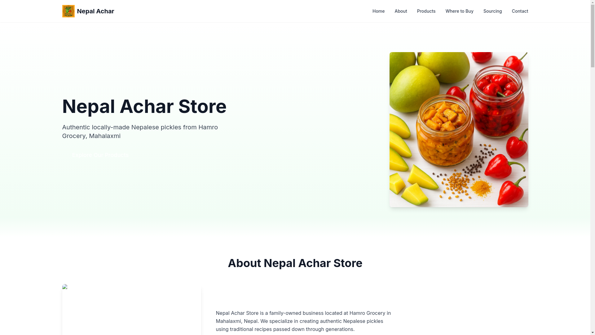 website screenshot of https://nepalachar.com.np/