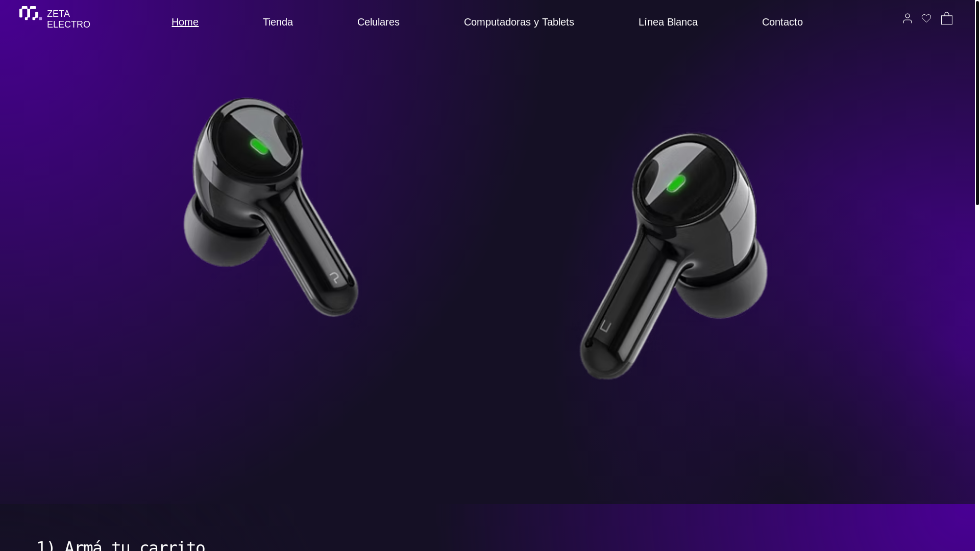 website screenshot of https://zetaelectro.com/