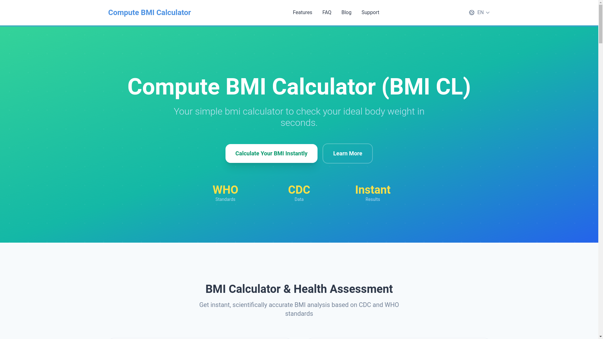 website screenshot of https://bmi-5ct.pages.dev/