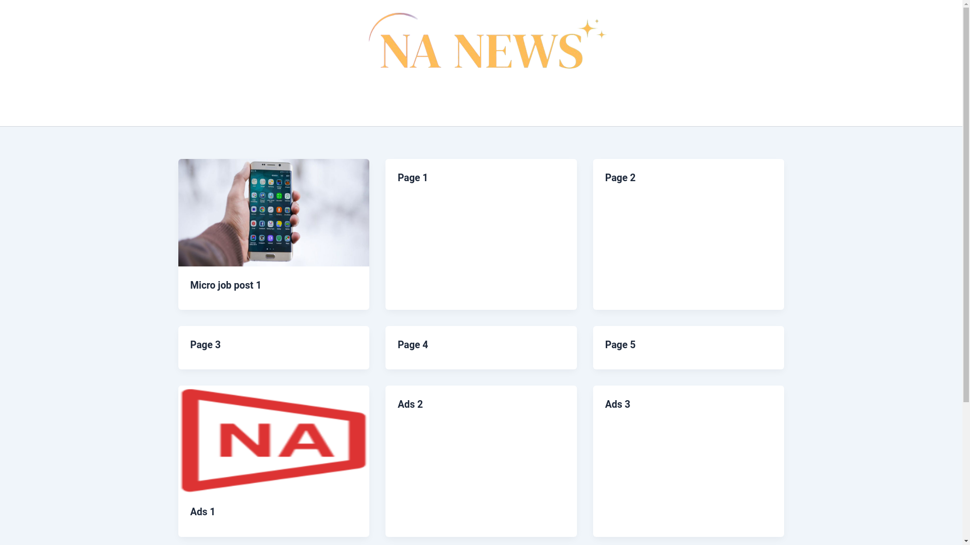 website screenshot of https://nanews.top/