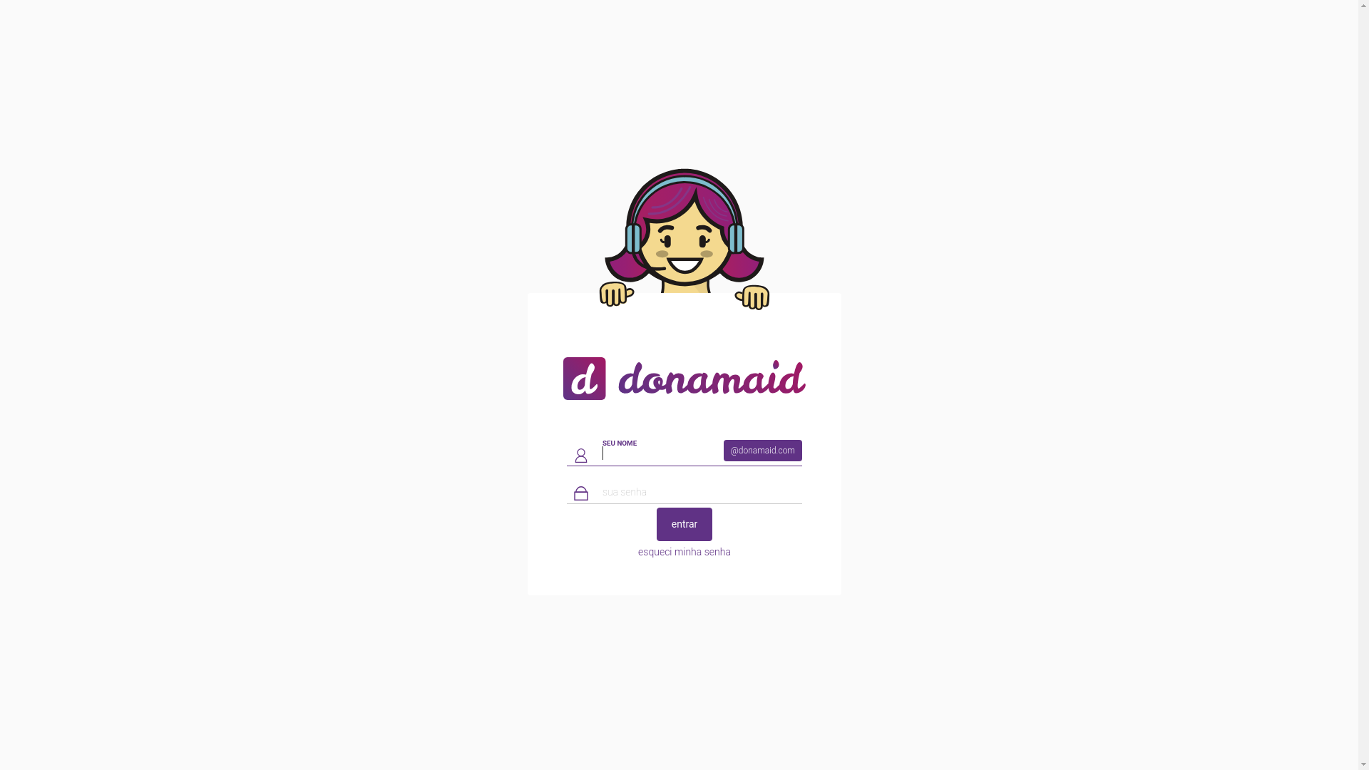 website screenshot of https://donamaid-administrativo.pages.dev/