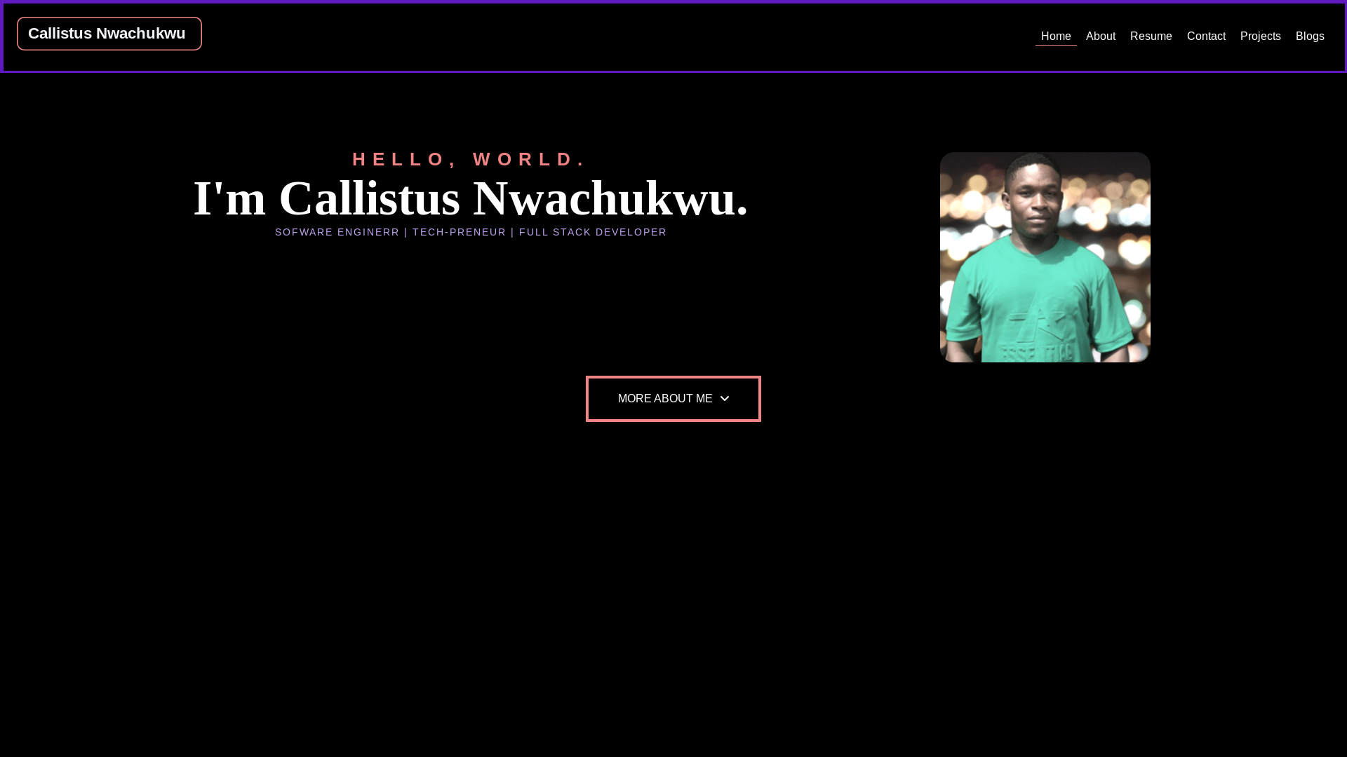 website screenshot of https://portfolio-hfn.pages.dev/