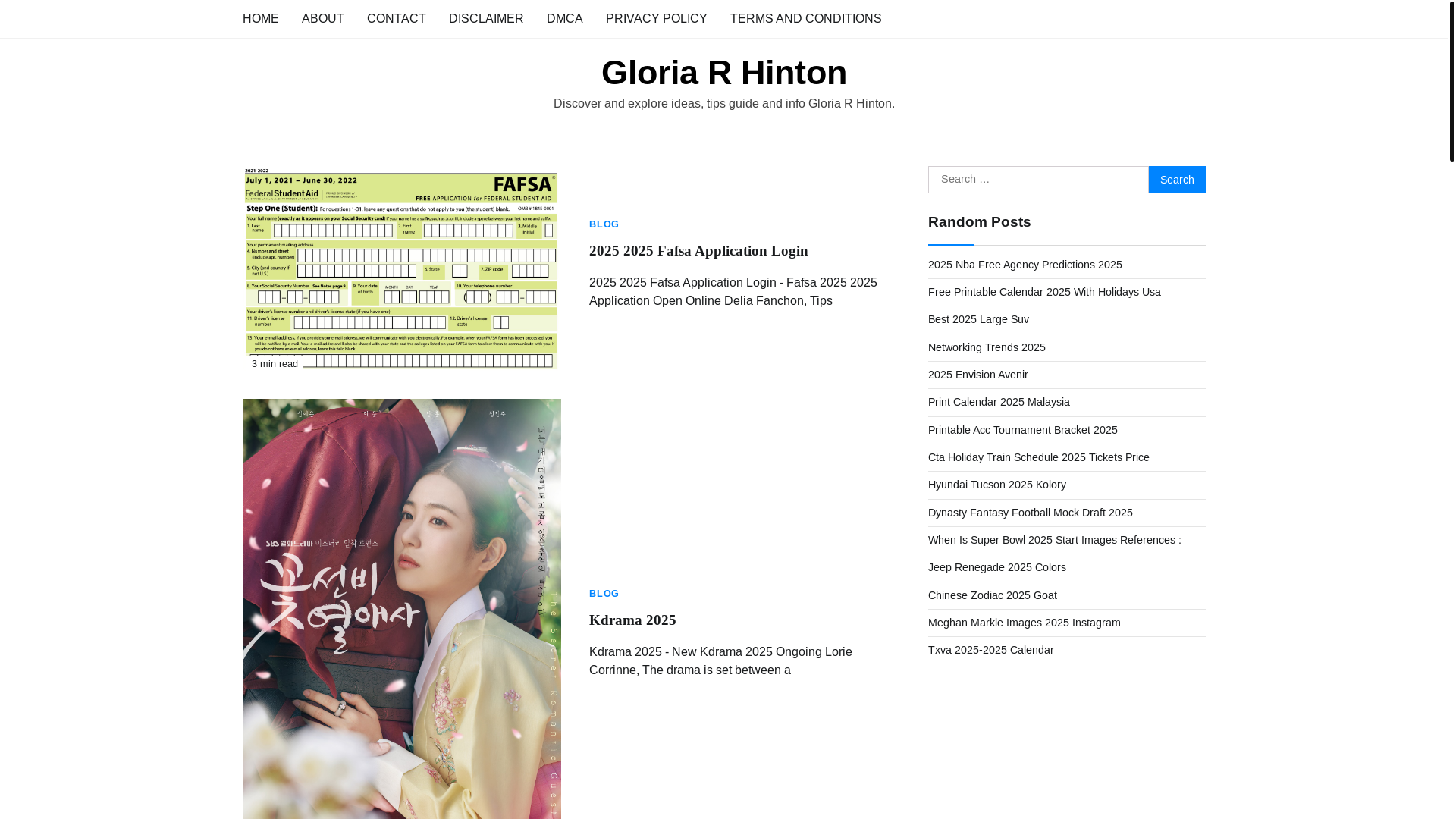 website screenshot of https://gloriarhintonh.pages.dev/