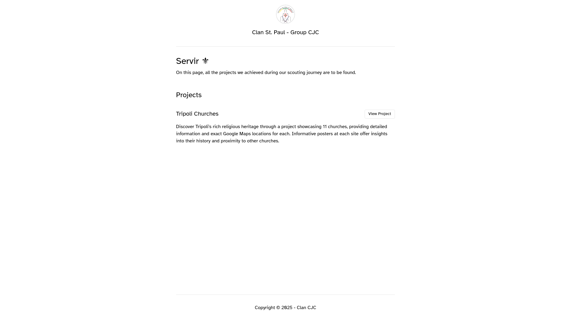 website screenshot of https://clancjc.pages.dev/