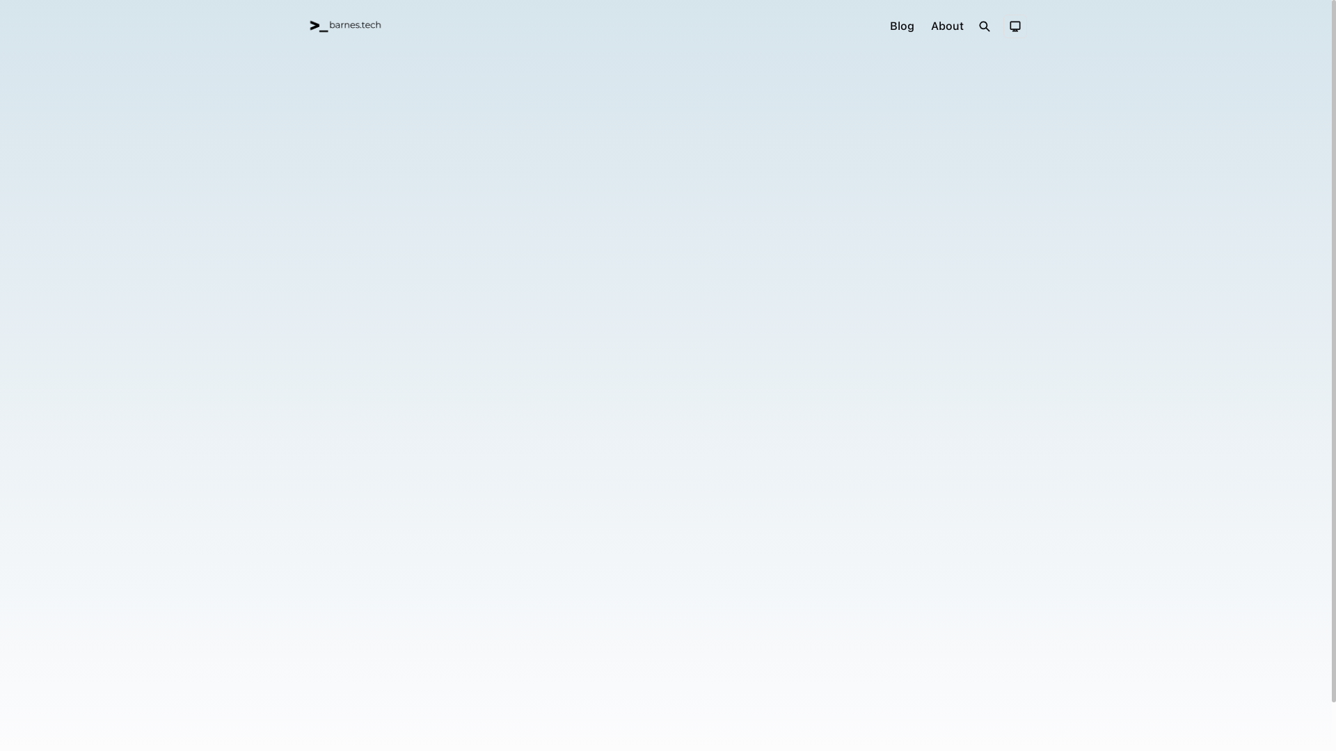 website screenshot of https://barnes-tech.pages.dev/