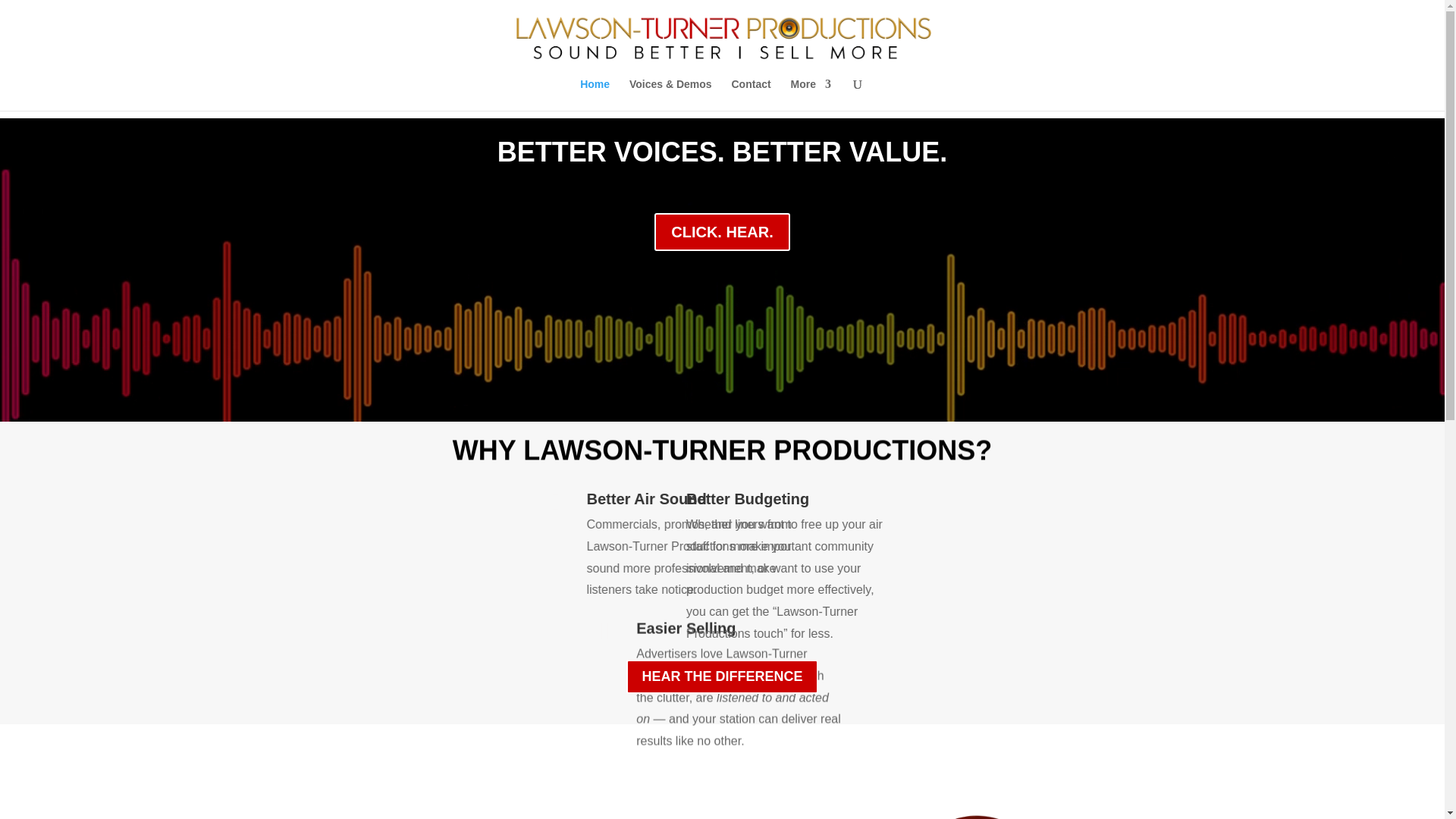 website screenshot of https://lawsonturnerproductions.com/