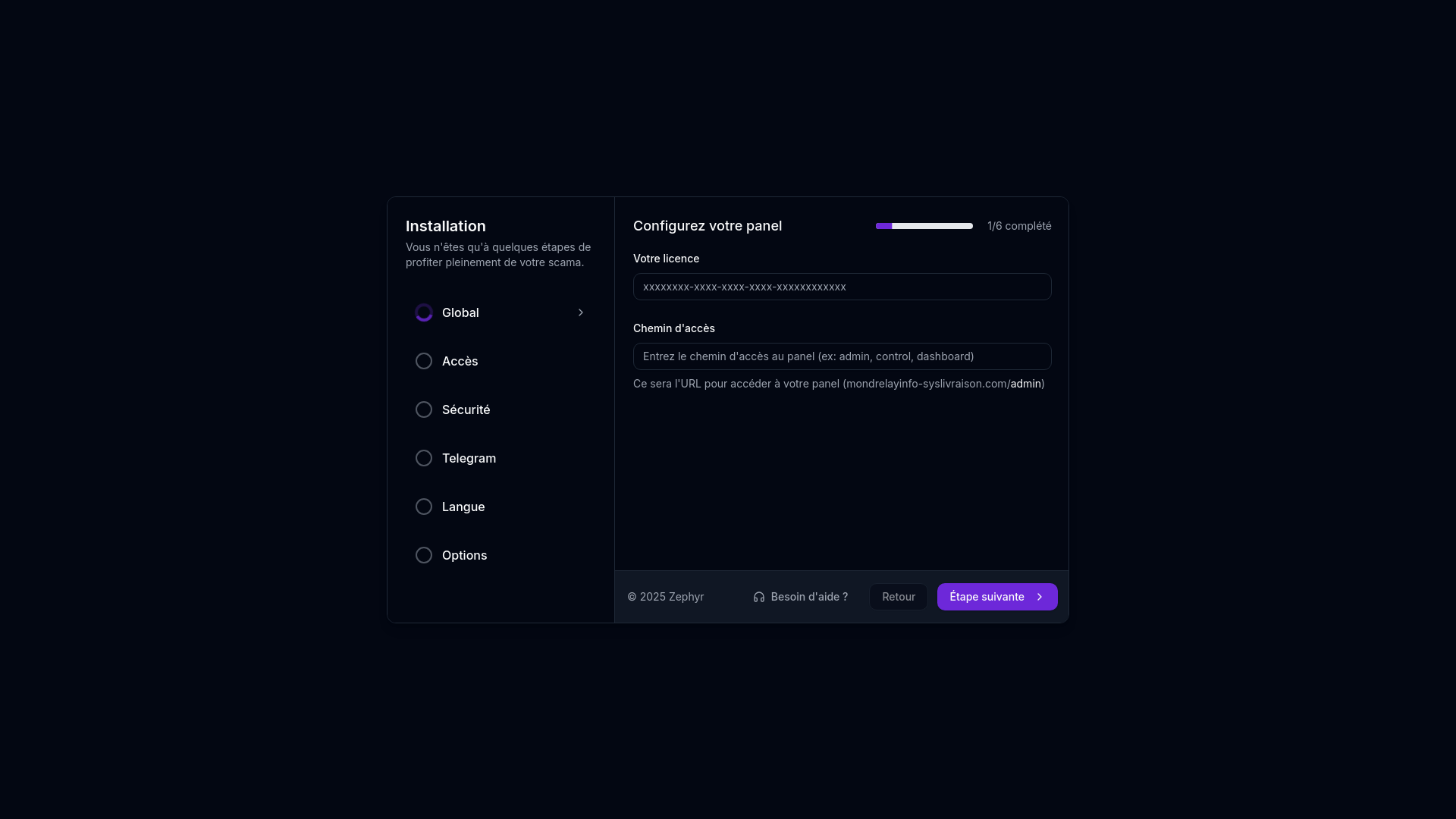 website screenshot of https://mondrelayinfo-syslivraison.com/