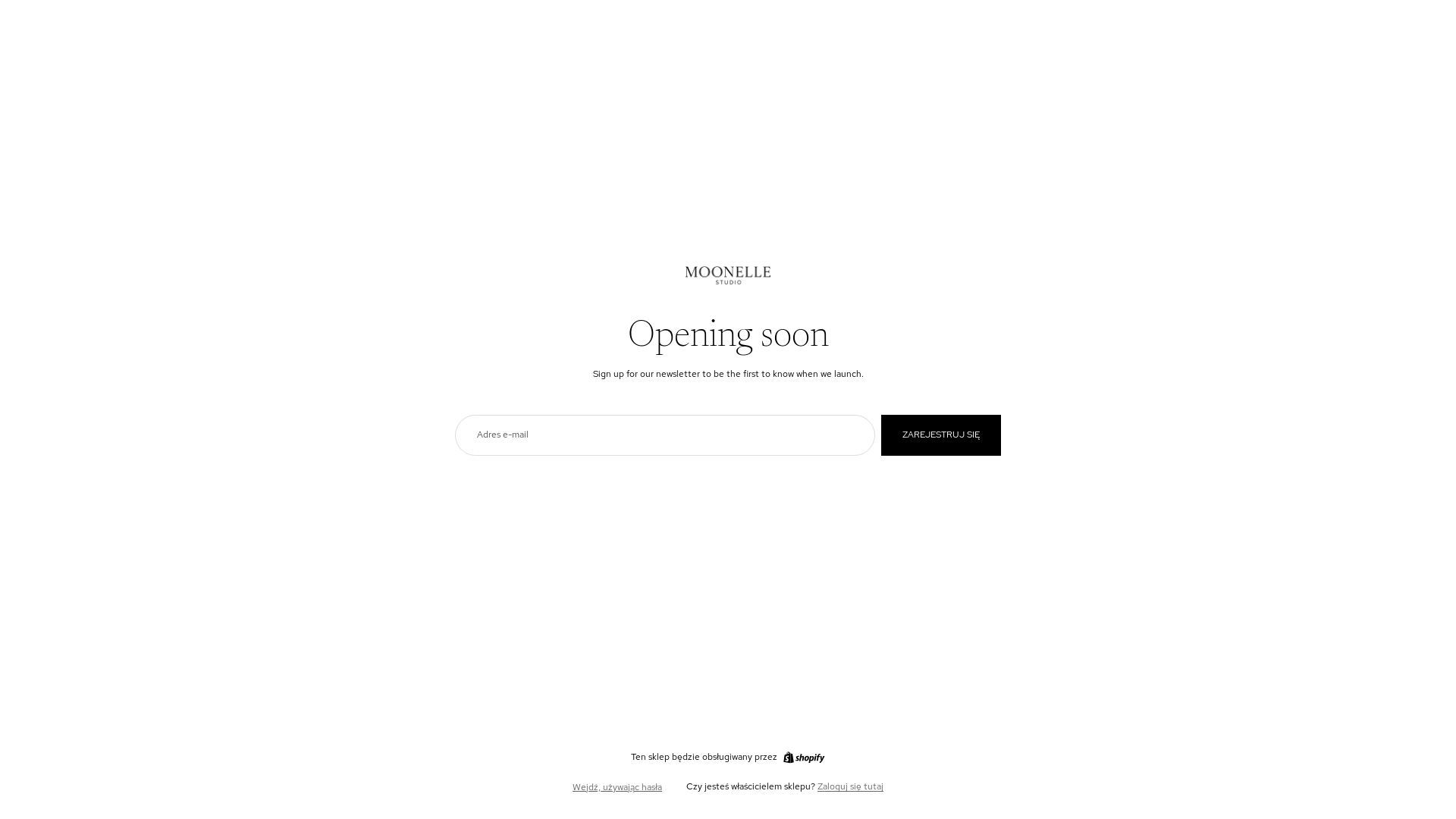 website screenshot of https://moonellestudio.com/