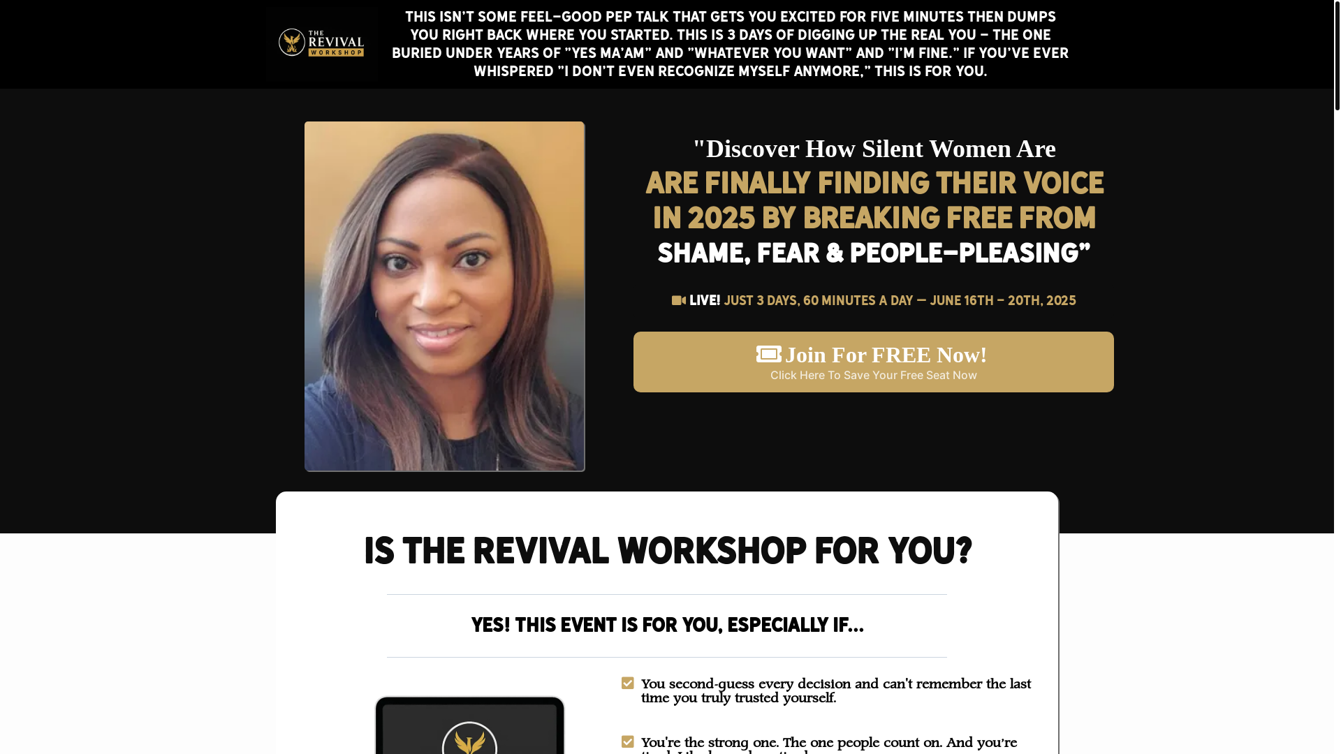 website screenshot of https://thisisherrise.com/