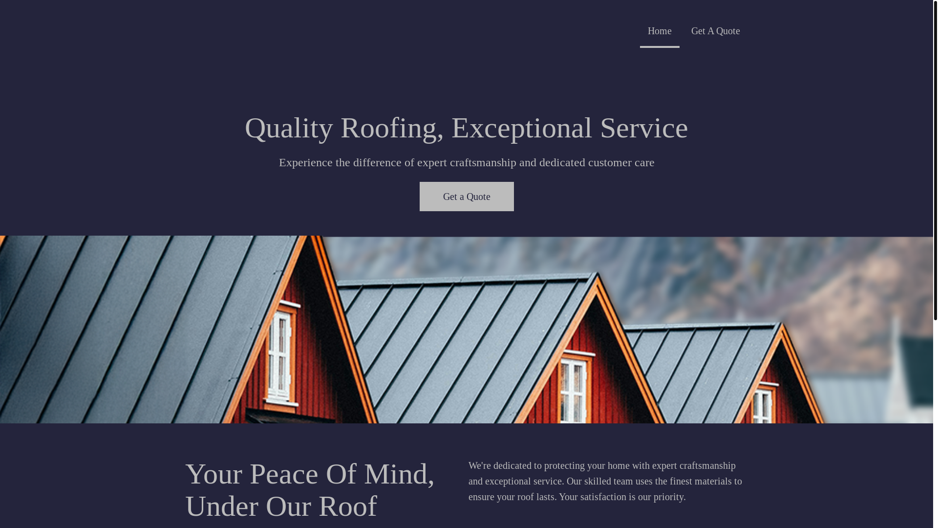 website screenshot of https://landonroofs.com/