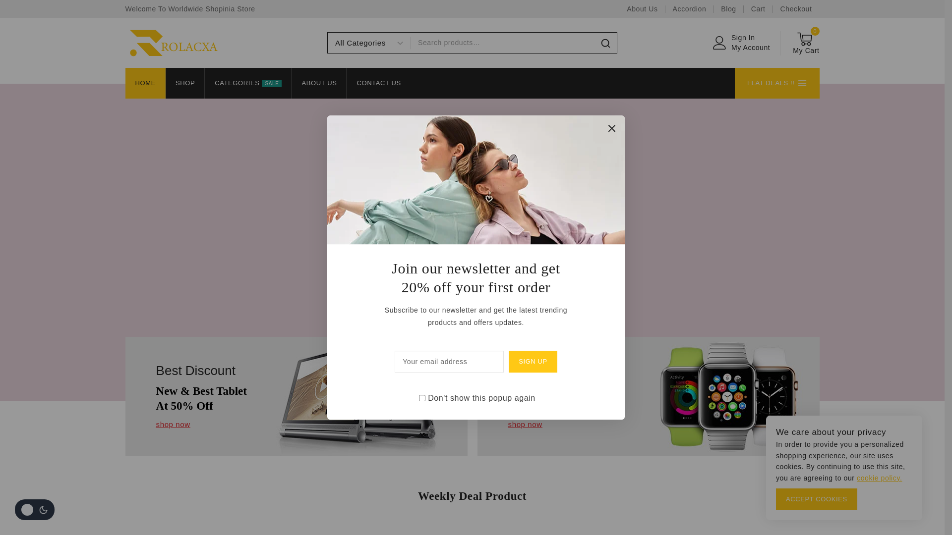 website screenshot of https://rolacxa.com/