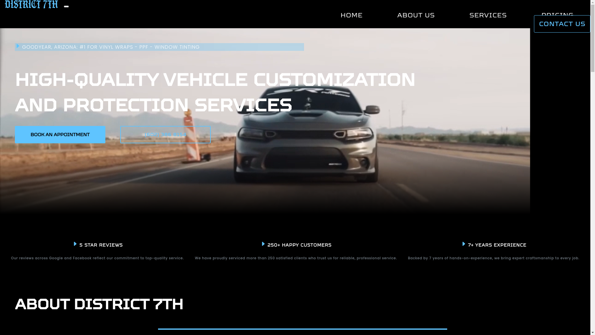 website screenshot of https://district7th.pages.dev/