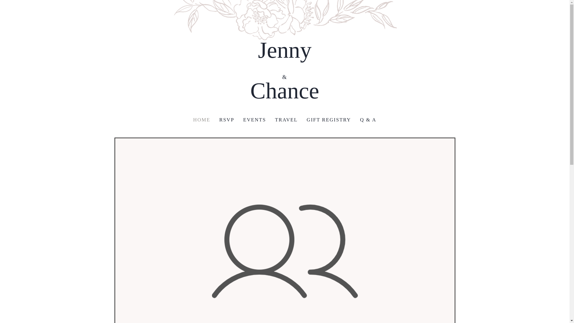 website screenshot of https://jennyandchance.com/