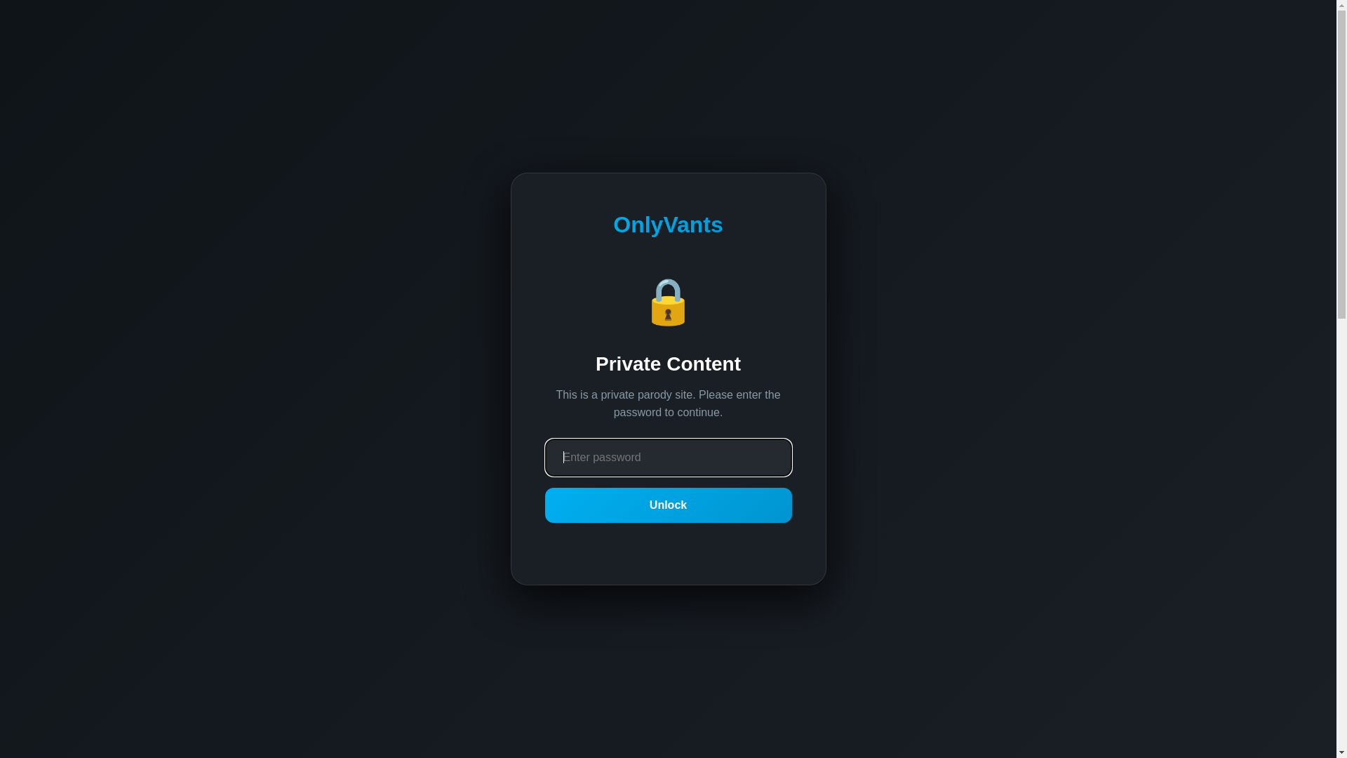 website screenshot of https://onlyvants.com/