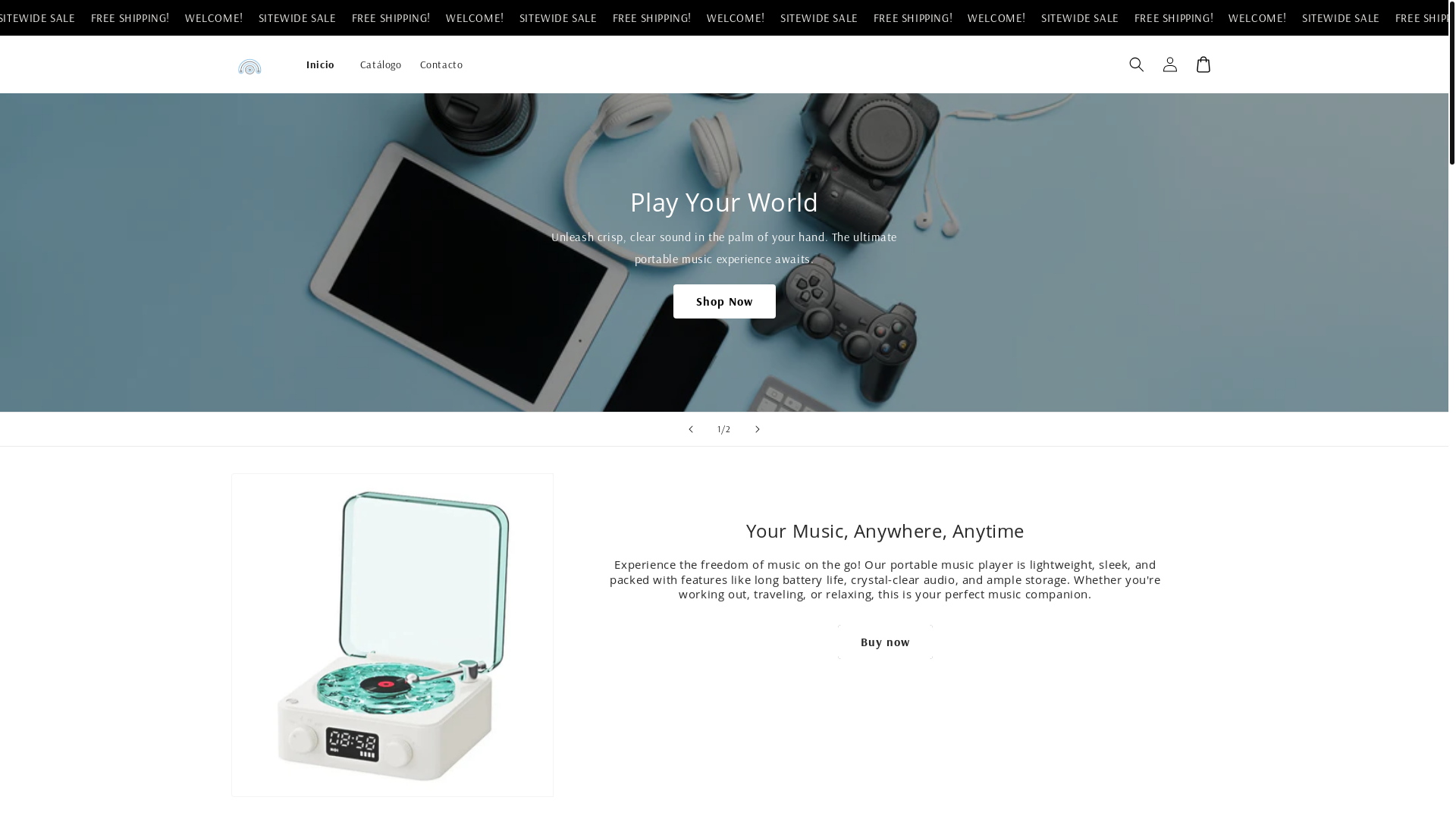 website screenshot of https://trend-items.store/