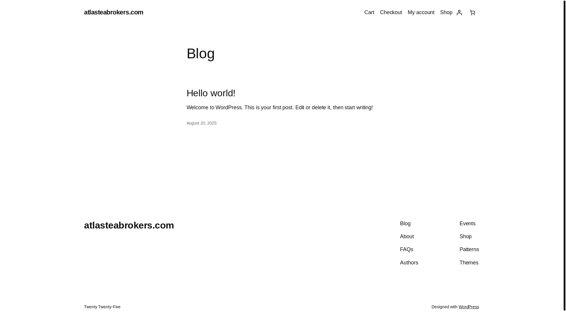 website screenshot of https://atlasteabrokers.com/