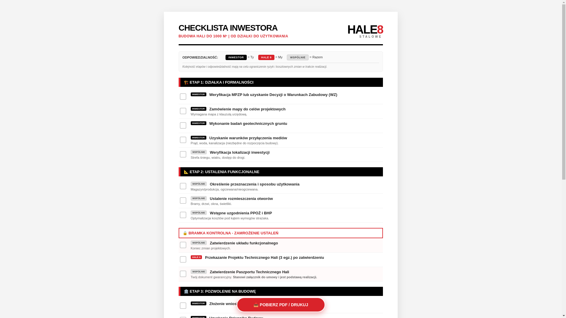 website screenshot of https://checklista-klient.pages.dev/