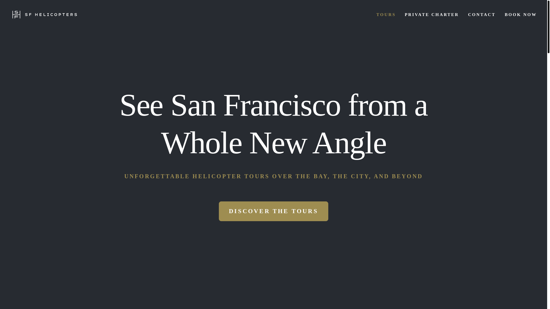 website screenshot of https://sf-helicopter.com/